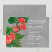 Belonia Wedding Invitations Kaart (Voorkant / Achterkant)
