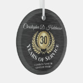  beloning werknemer glas ornament (Voorkant Rechts)