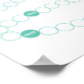 Beloningsgrafiek Caterpillar Kinder gedragingen Poster (Hoek)