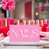 Beloningsprogramma voor nageltechnici Nail Salon Klantenkaartje