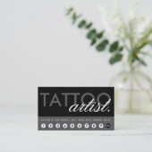 beloningsprogramma voor tatoeëerder klantenkaartje (Staand voorkant)