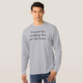 Beloof haar alles, maar geef haar Jason. T-shirt (Voorkant volledig)