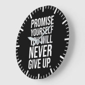 Beloof je jezelf nooit op te geven grote klok (Hoek)