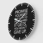 Beloof je zelf dat je het niet opgeeft - Succes Grote Klok (Hoek)