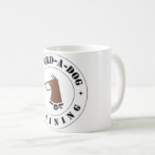 Beloon hondenkoffie koffiemok (Voorkant rechts)