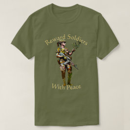 Beloon soldaten met Peace 002 T-shirt