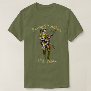 Beloon soldaten met Peace 002 T-shirt