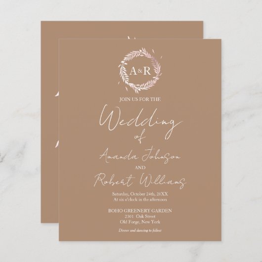 Beloongesprekken tussen Beige Monogram en Biggen (Voorkant / Achterkant)