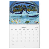Belote Ocean Art Calendat Kalender (Feb 2027)