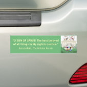 Belove justitie bumpersticker (Op auto)