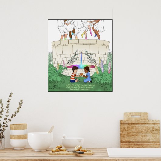 Belove justitie poster (Keuken)