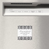 Beloved Black Lace Magnet (Insitu (Vaatwasser))