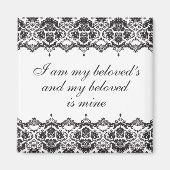 Beloved Black Lace Magnet (Voorkant)