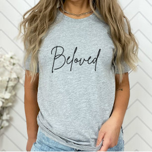 Beloved Faith Top, Religieuze Christelijke T-Shirt