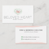 Beloved Heart Visitekaartje (Voorkant / Achterkant)