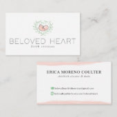 Beloved Heart Visitekaartje (Voorkant / Achterkant)