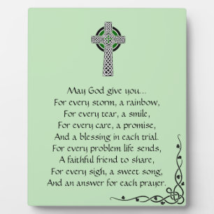 Beloved Irish Prayer Tabletop Sign Fotoplaat