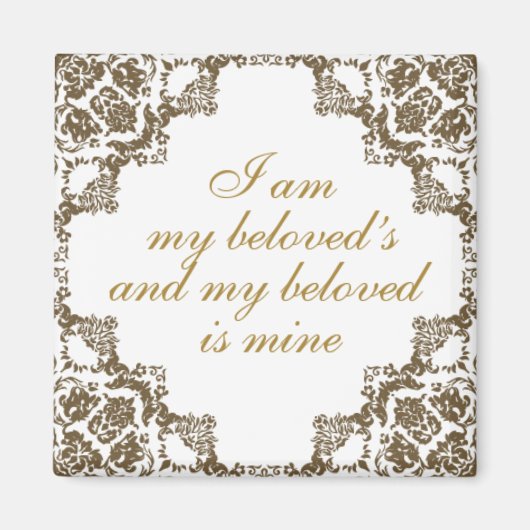 Beloved Lace Corner Magnet (Voorkant)