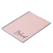 Beloved Minimalist Blush Christelijk Faith Notitie Notitieboek (Linkerzijde)