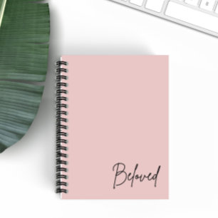 Beloved Minimalist Blush Christelijk Faith Notitie Notitieboek