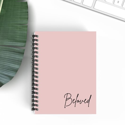 Beloved Minimalist Blush Christelijk Faith Notitie Notitieboek