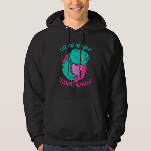 Beloved N Initial Let me by your Valentines Day Di Hoodie (Voorkant)