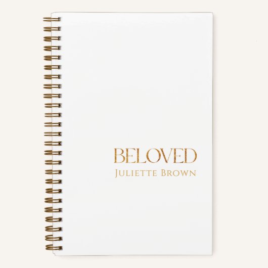 Beloved Personalized Journal Notitieboek (Voorkant)