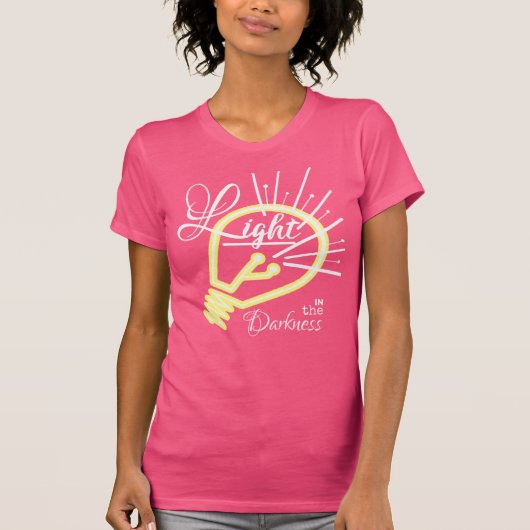 Beloved Reborn LightintheDarkness Christelijke TSh T-shirt (Voorkant)