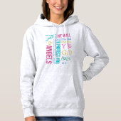 Beloved Reborn Psalm 91:11 Angel Scripture Bijbel Hoodie (Voorkant)