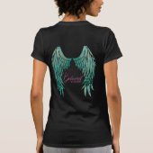 Beloved Reborn Psalm 91:11 Angel Scripture Bijbel T-shirt (Achterkant)