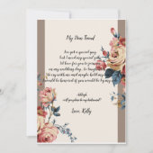      belovedzal mijn bruidsmeisje zijn kaart (Voorkant)