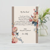      belovedzal mijn bruidsmeisje zijn kaart (Staand voorkant)