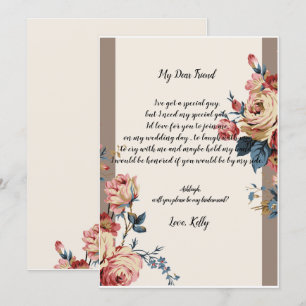 belovedzal mijn bruidsmeisje zijn kaart