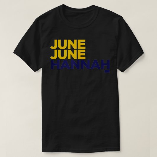 Below Deck June June Hannah  T-shirt (Design voorkant)