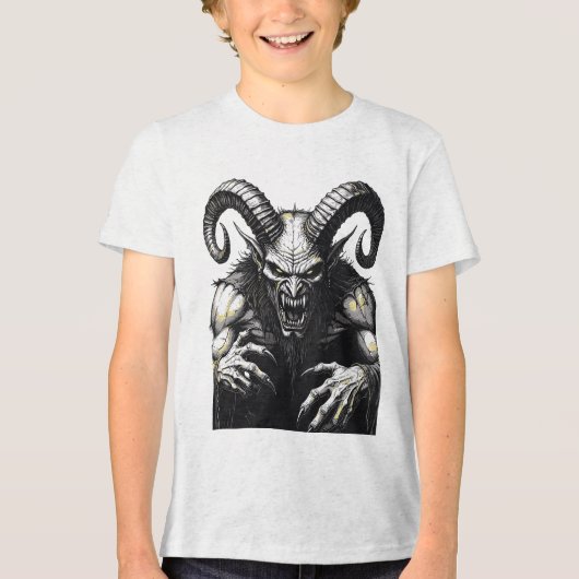 Belphegor Uitvinder van de Hellevuur Allerhoogste Tri-Blend Shirt (Voorkant)