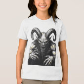 Belphegor Uitvinder van de Hellevuur Allerhoogste Tri-Blend Shirt (Voorkant)
