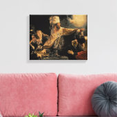 Belshazar's feast c.1636-38 canvas afdruk (Insitu (Woonkamer))