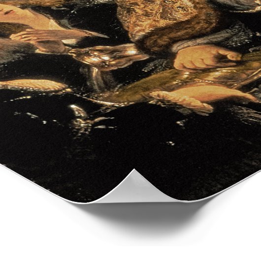 Belshazar's feast c.1636-38 poster (Hoek)