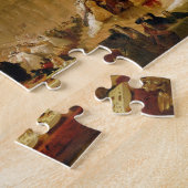 Belshazar's feast (olie op doek) legpuzzel (Zijkant)