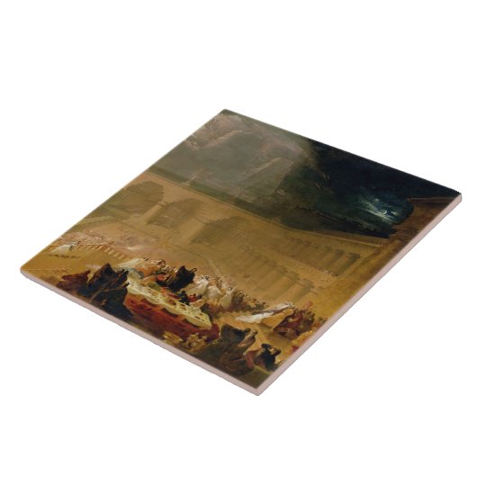 Belshazar's feast (olie op doek) tegeltje (Zijkant)