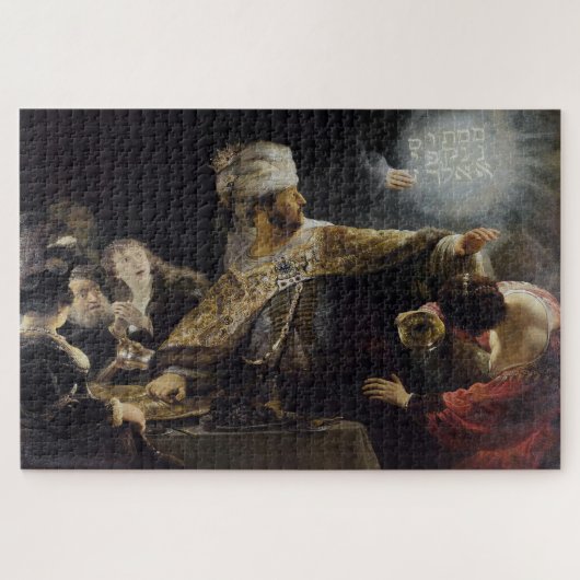 Belshazzar’s Feest: Rembrandt van Rijn Editie 2 Legpuzzel (Horizontaal)