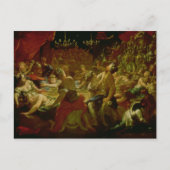 Belshazzar's feast briefkaart (Voorkant)