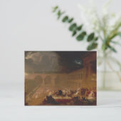 Belshazzar's feast briefkaart (Staand voorkant)