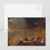 Belshazzar's feast briefkaart (Voorkant / Achterkant)
