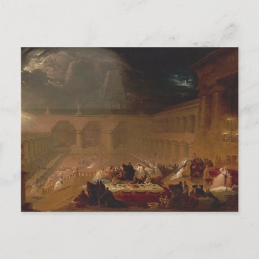 Belshazzar's feast briefkaart (Voorkant)