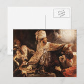Belshazzar's feast briefkaart (Voorkant / Achterkant)