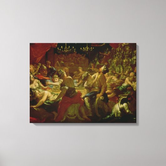 Belshazzar's feast canvas afdruk (Voorkant)