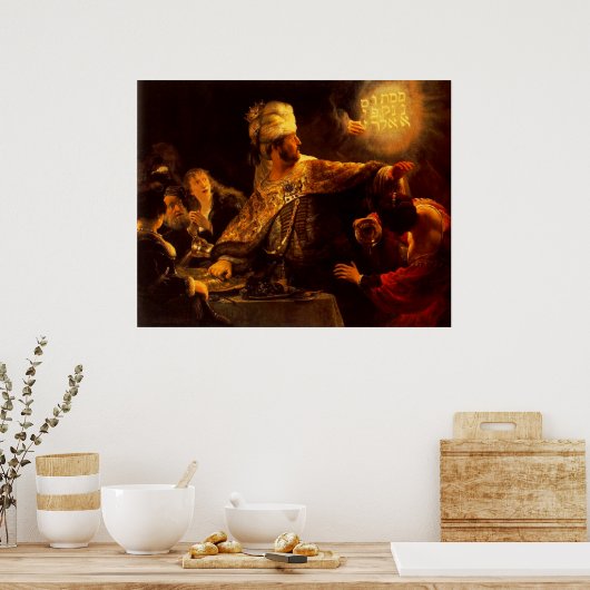 Belshazzar's feast poster (Keuken)