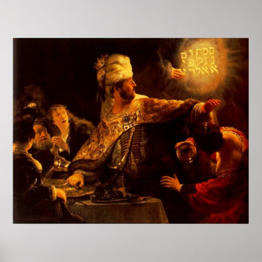 Belshazzar's feast poster (Voorkant)