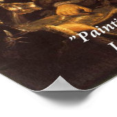 Belshazzar's Feast & Rembrandt Quote Poster (Hoek)